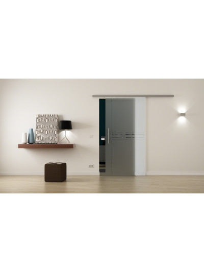 Glasschiebetür Design Ingolstadt (I) ProfiSlide-Beschlag Komplettset, mit SoftClose